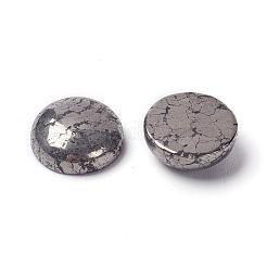 Halbrund natürlichen Pyrit Cabochons G-I125-09-10x4mm