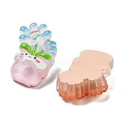 Durchscheinende Decoden-Cabochons aus Harz RESI-S04-03