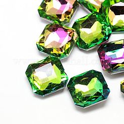 Glas zeigte zurück Strass RGLA-A004-23x8mm-M