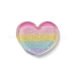Acryl-Kunststoff-Cabochons im Regenbogenfarben-Stil OACR-R269-05A