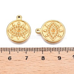 Ionenplattierung (IP) 304 Edelstahl Anhänger Strass-Einstellungen STAS-T064-38G