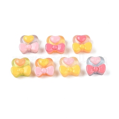 Durchscheinende Decoden-Cabochons aus bonbonfarbenem Harz RESI-S394-04A