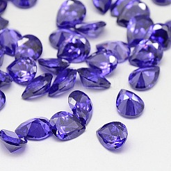 Zirkonia zeigte zurück Cabochons ZIRC-M006-8x6mm