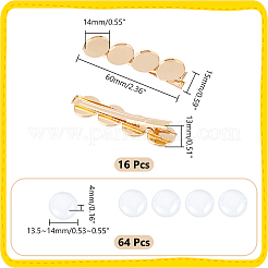 DIY-Kits für Haarspangen mit Krokodilklemmen DIY-UN0005-94