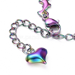 Herstellung von Armbändern aus Edelstahl 304 in Regenbogenfarben STAS-L248-003M
