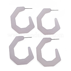 Große C-förmige Ohrstecker für Mädchenfrauen KY-Q058-081A