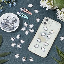 250 Stück imitierte Taiwan-Acryl-Strass-Cabochons GACR-FG0001-08