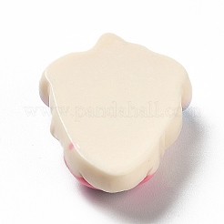 Cabochons aus undurchsichtigem Harz mit Schweinemotiv RESI-I057-A06
