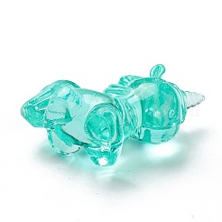 Einhorn transparente Acryl-Cabochons DIY-D041-08