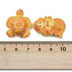 Cabochons aus undurchsichtigem Harz mit Meerestieren CRES-A060-01
