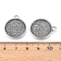 Tibetischer Stil Legierung Anhänger Fassungen PALLOY-N178-09AS
