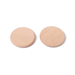 Unfertige Cabochons aus natürlichem Buchenholz WOOD-E010-10