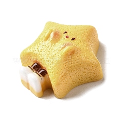 Süße undurchsichtige Harz-Cabochons RESI-L046-A04