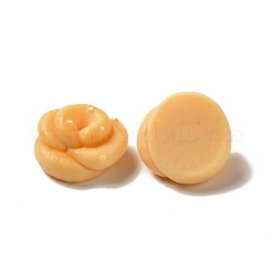 Undurchsichtige Decoden-Cabochons aus Kunstharzimitat für Lebensmittel RESI-A033-05O