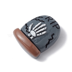 Undurchsichtige Harz-Cabochons zum Thema Halloween X-RESI-E035-01C