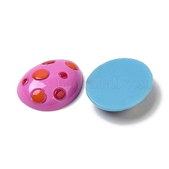 Osterei-Cabochons aus undurchsichtigem Harz CRES-P028-01
