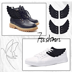Tuch mit Filzschuhdekorationen DIY-WH0214-39D