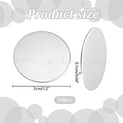 Blankoanhänger aus Edelstahl zum Prägen STAS-PH0019-31P