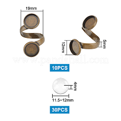 DIY-Kits zur Herstellung von Rohlingen für Kuppelringe DIY-UN0004-74