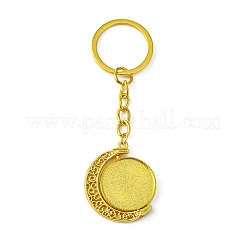 Schlüsselanhänger mit Cabochon-Anhänger aus Legierung KEYC-JKC01137-02