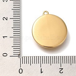 Ionenplattierung (IP) 304 Edelstahl Anhänger Cabochon-Einstellungen STAS-P371-101G