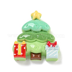 Weihnachts-Deko-Cabochons aus undurchsichtigem Harz RESI-U006-05E