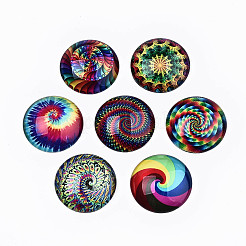 Glas cabochons X-GGLA-S036-12