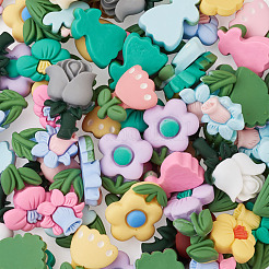 Pandahall opake Harz Cabochons CRES-TA0001-04