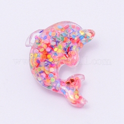Zubehör für transparente Flatback-Harz-Cabochons RESI-WH0009-78