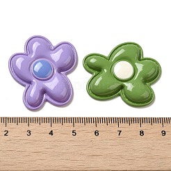 Undurchsichtigen Cabochons RESI-F050-08