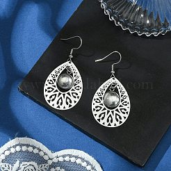DIY-Set zur Herstellung von tropfenförmigen Ohrringen EJEW-UN00001