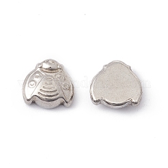Anlaufgeschützte Cabochons aus Edelstahl 201 STAS-C057-15P