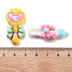 Undurchsichtige Decoden-Cabochons aus Harz RESI-B027-06