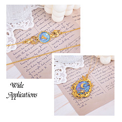 Zink-Legierung Cabochons PALLOY-KS0001-06