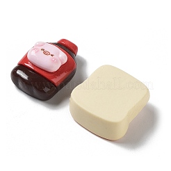 Undurchsichtige Decoden-Cabochons aus Harz CRES-M026-20