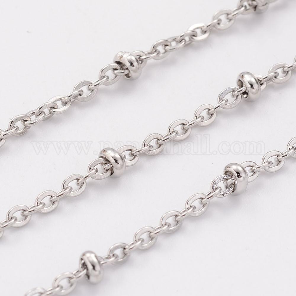 Wholesale Tarnish Resistant 304 Stainless Steel Cable Chains