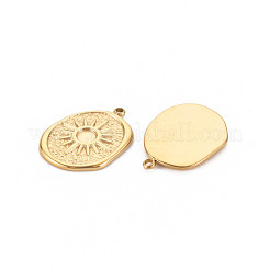 Ionenplattierung (IP) 304 Edelstahl Anhänger Emaille-Einstellungen STAS-N097-172LG