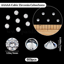 Zirkonia Cabochons ZIRC-BBC0002-38A