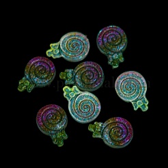 Leuchtende transparente Decoden-Cabochons aus Harz RESI-D013-15