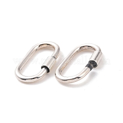 925 Verschlusskarabiner aus Sterlingsilber STER-D036-14AS