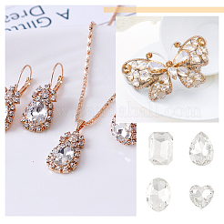 64 Stück Glas-Strass-Cabochons im 4-Stil RGLA-FG0001-18