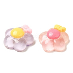 Durchscheinende Cabochons aus Kunstharz im Cartoon-Stil RESI-C039-01Q