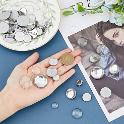 DIY-Set zur Herstellung einer leeren Kuppelbrosche DIY-DC0002-01