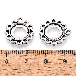 Tibetischer Stil Legierung Anhänger Fassungen PALLOY-N178-08AS