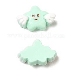 Cartoon-Cabochons aus undurchsichtigem Harz RESI-C039-01B