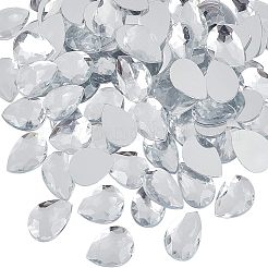 Acryl Strass Cabochons flach zurück GACR-FG0001-01