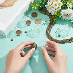 DIY-Set zur Herstellung einer Halskette mit Wunschflaschenanhänger DIY-NB0009-22