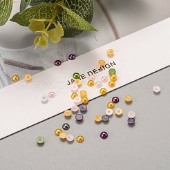 Abs Kunststoff Cabochons OACR-S012-4mm-M