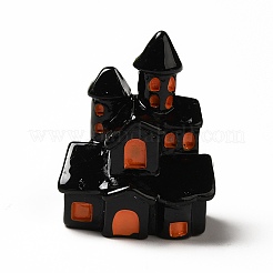 Undurchsichtige Harz-Cabochons zum Thema Halloween RESI-K019-002J