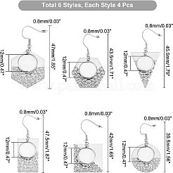 DIY-Sets zur Herstellung geometrischer Ohrhänger FIND-CA0004-70